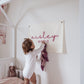 Little Joy Co. Custom Canvas Baby Name Banner