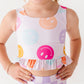 Smilies + Check: Ruffle TWO-PIECE Tankini