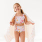 Painted Dotty: Ruffle Bandeau TWO-PIECE