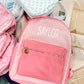 Pink Stripe Backpack