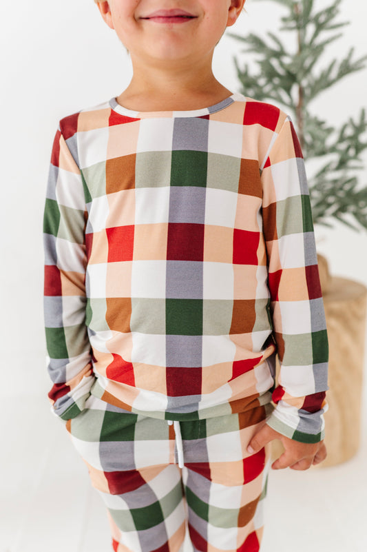 Holiday Plaid | BOYS JOGGER SET