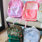 Pink Stripe Backpack