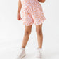 Coral Floral | Ruffle Romper