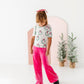 Girly Wreath | Scoop Back TEE