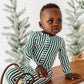 Green Stripes | ZIP ROMPER