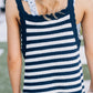 Navy Stripe Knit Tank Dress