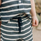 Stripe Linen Cotton Shorts