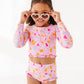 Leopard: 1/4th Zip Rashguard TWO-PIECE