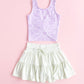 Hint of Mint | 2-tiered Skort
