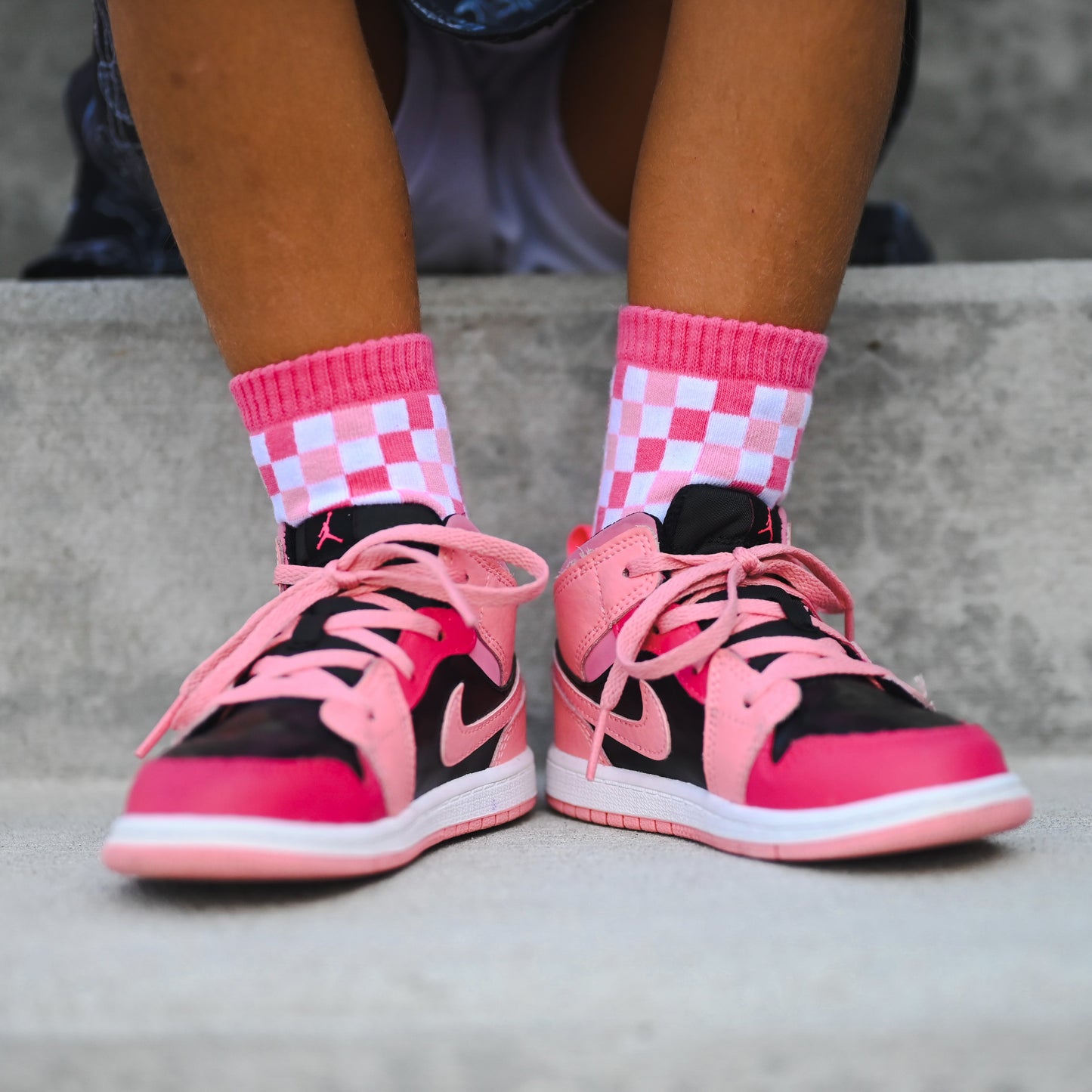 Pink Checkered