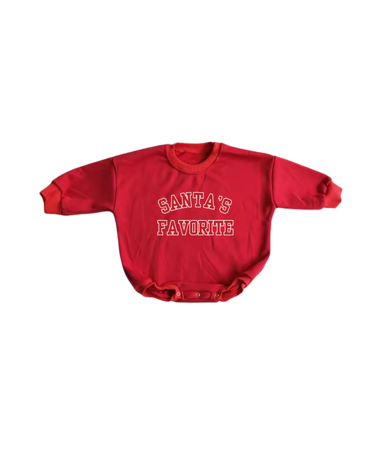 Santa's Favorite Bubble Romper