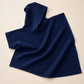 Strandponcho mit individueller Stickerei und Waffelmuster
