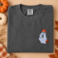 Adult Embroidered Iced Coffee Ghost Comfort Colors Crewneck Sweatshirt - more colors