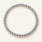 4MM Silver Ball Bracelet