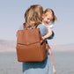 Cognac Classic Diaper Bag II