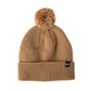 Latte Smiley Pom Pom Hat