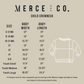 Cool Kids Club Chenille Child Waffle Sleeve Crewneck - Faded Gray
