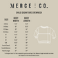 Sis Signature Waffle Sleeve Crewneck - Warm Sand