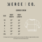 Mama Embroidered Outline Corded Crewneck - Ivory