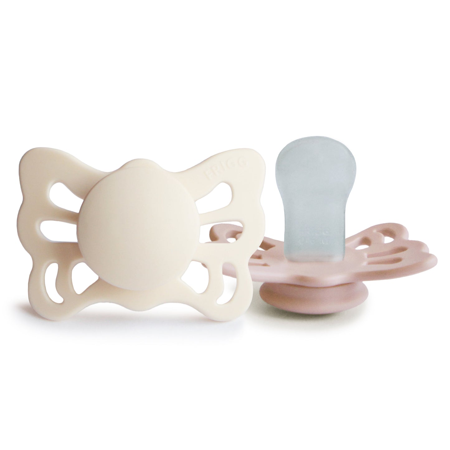 FRIGG Butterfly Anatomical Silicone Pacifier 2-Pack (0-6 Months)