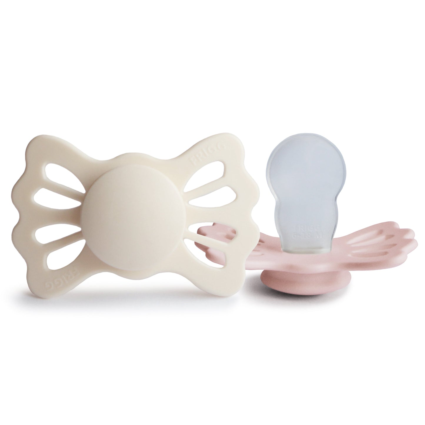 FRIGG Lucky Symmetrical Silicone Pacifier 2-Pack (6-18 Months)