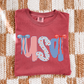 Comfort Colors Coquette USA Tee - choose your color