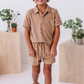 Sand Check Terry | Boys Set
