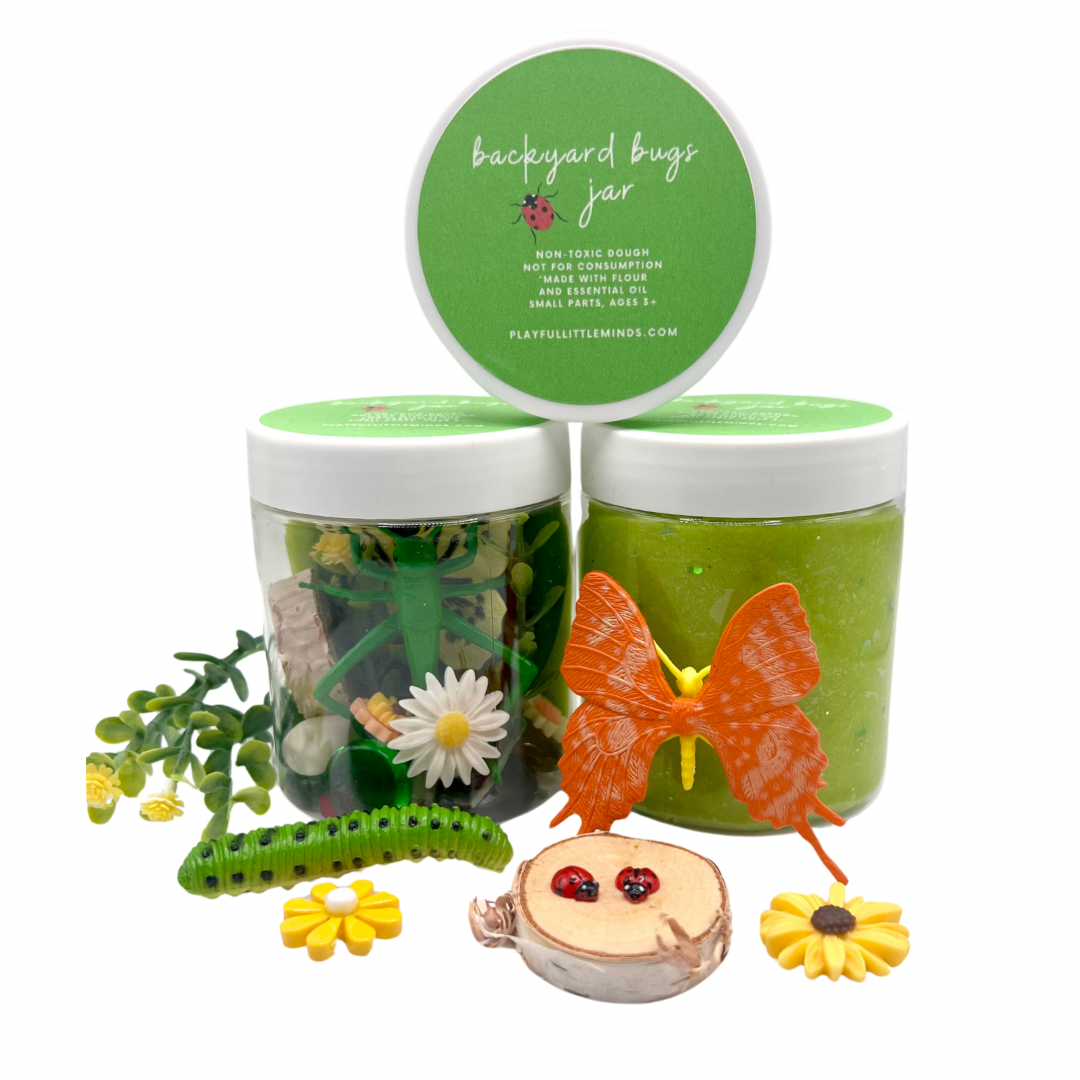 Butterfly & Bug Playdough Sensory Kit: Educational Insect-Themed Play Kit