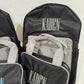 Black + Grey Colorblock Backpack PLAIN NO EMBROIDERY