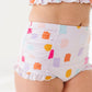 Painted Dotty: Ruffle Bandeau TWO-PIECE
