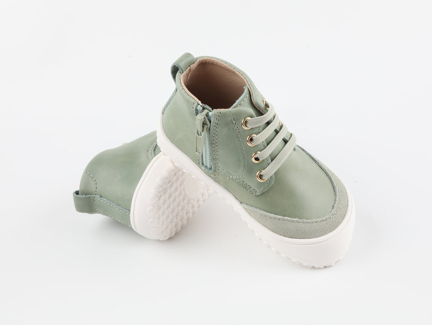 Play Perfect Avocado High Top {Premium Leather}