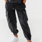 Vintage Black Cargo Joggers