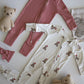 Bamboo Zip Pajamas | Santa Teddy