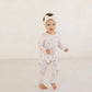 Layne Floral | Bamboo Zip Pajamas