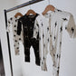 Bamboo Zip Pajamas | Black & White Yin Yang