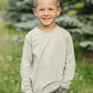 Sage Long Sleeve Cotton Tee