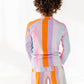 Summer Stripes: RASHGUARD ZIP-UP *SHIRT ONLY!*