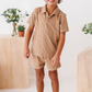 Sand Check Terry | Boys Set