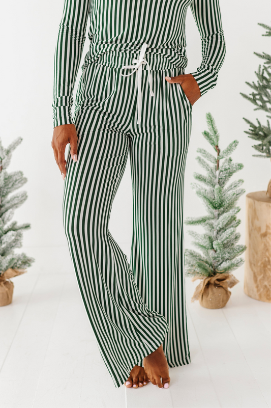 Green Stripes | Women’s PJ PANTS