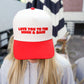 Love you to the Moon - Red Vintage Trucker Hat