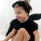 BLACK RIB DREAM SHORT SET