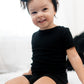 BLACK RIB DREAM SHORT SET