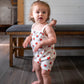 Red White & Blue Tulip Ribbed Bamboo 2pc Tank Set