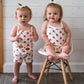 Red White & Blue Tulip Ribbed Bamboo 2pc Tank Set