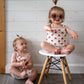 Red White & Blue Tulip Ribbed Bamboo 2pc Tank Set