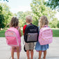 Black + Grey Colorblock Backpack PLAIN NO EMBROIDERY