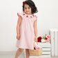 Baby Girls Strawberry Embroidered Plaid Smocked Dress
