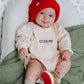 Custom Embroidered Christmas Sweatshirt Romper