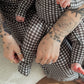 Bamboo Zip Pajamas | Green Gingham