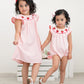 Baby Girls Strawberry Embroidered Plaid Smocked Dress
